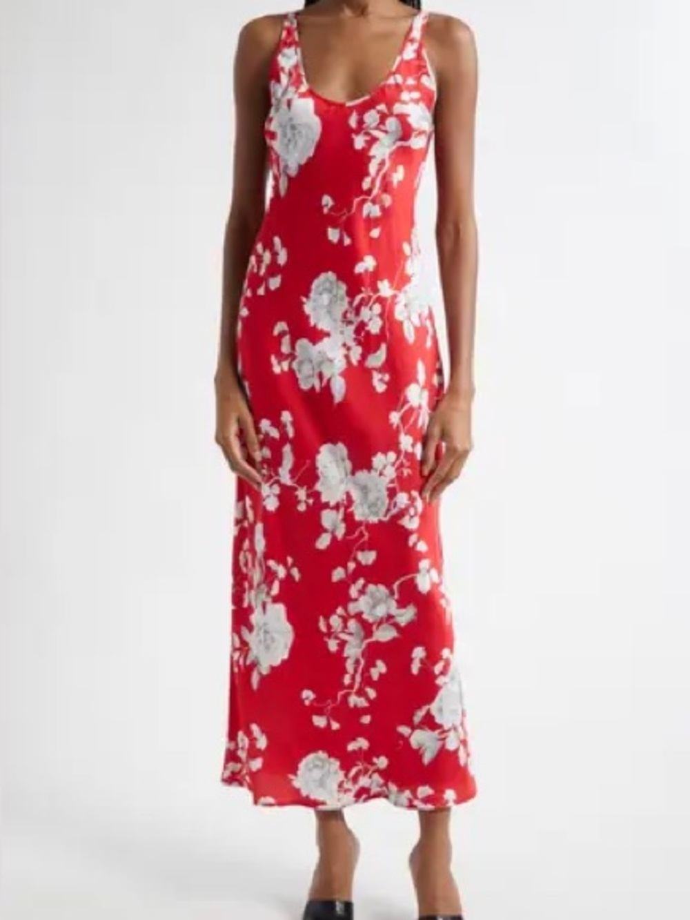 L’AGENCE Akiya Satin Maxi Dress
